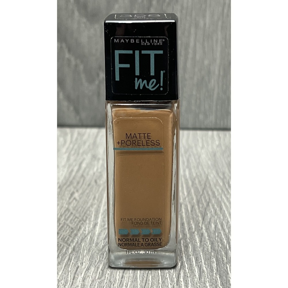 2 x Maybelline Fit Me! Matte + Poreless Foundation #358 Latte 1 Fl Oz / 30ml - Picture 3 of 6